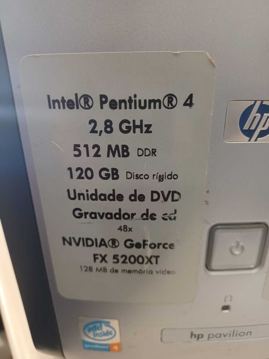 Computador HP Pavilion t640.pt