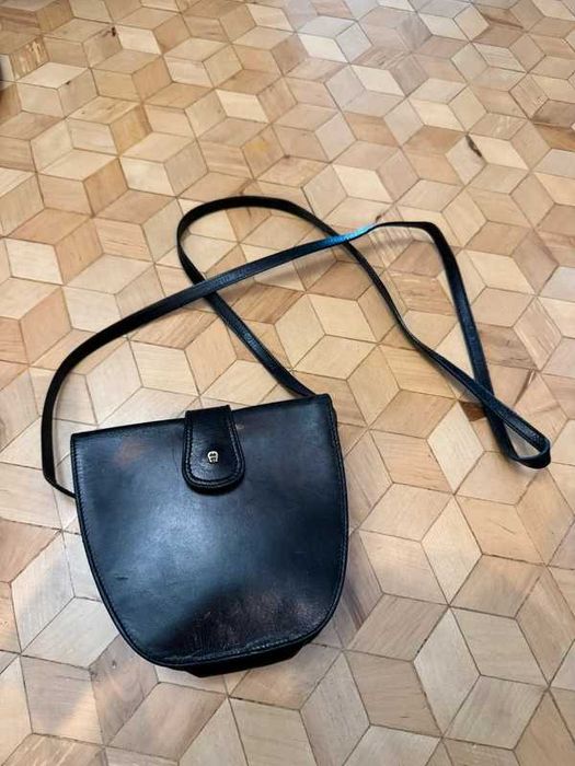 Torebka Etienne Aigner Black Leather Crossbody Bag
