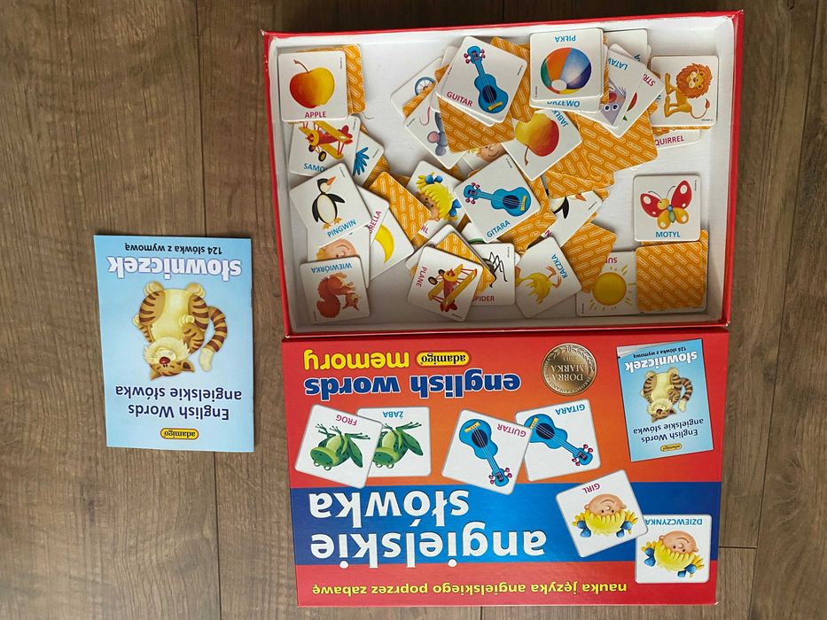 Gra Angielskie słówka, English words Memory