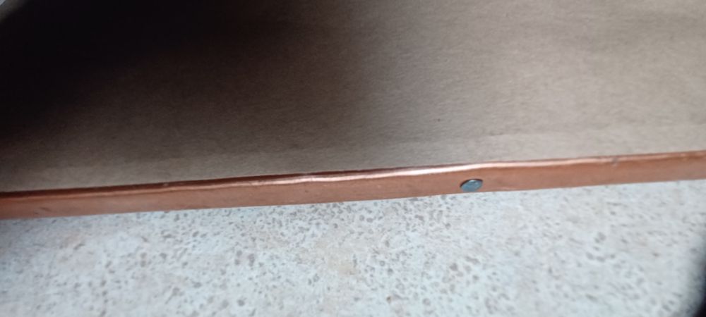 Miedziany obraz sygnowany ,konie.