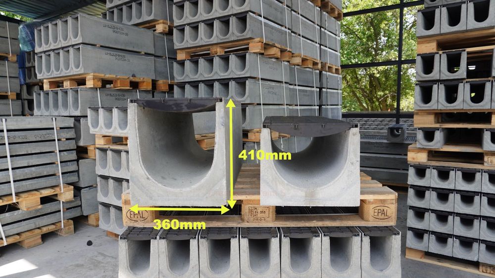 ODWODNIENIE LINIOWE Beton + Żeliwo D400 36x41