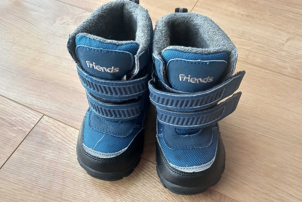 Buty zimowe Zimówki 23 Friends Wysokie Na rzepy