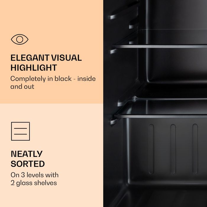 Nowa Lodówka Chlodziarka Klarstein Obsidian 72l do akademika Kampera