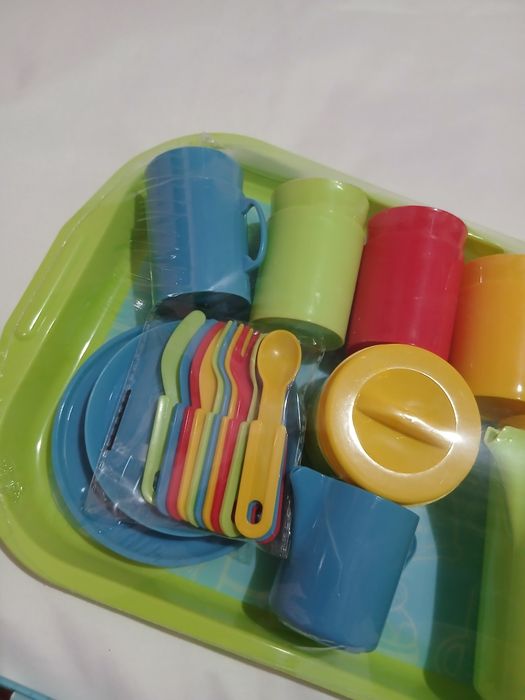 Conjunto de brinquedos para jogo de chá