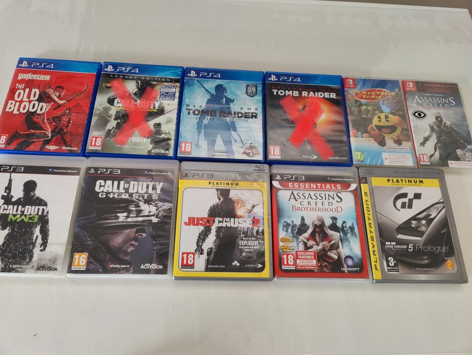 Jogos PS3 e ps4 como novos , switch novos