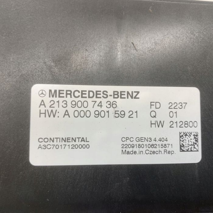 Moduł Sterownik Komputer Mercedes E-Klasa W213 Lift 2.0 Cdi 22R