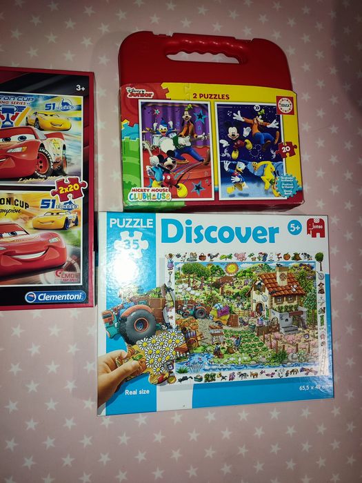 Puzzles criança + 3 anos