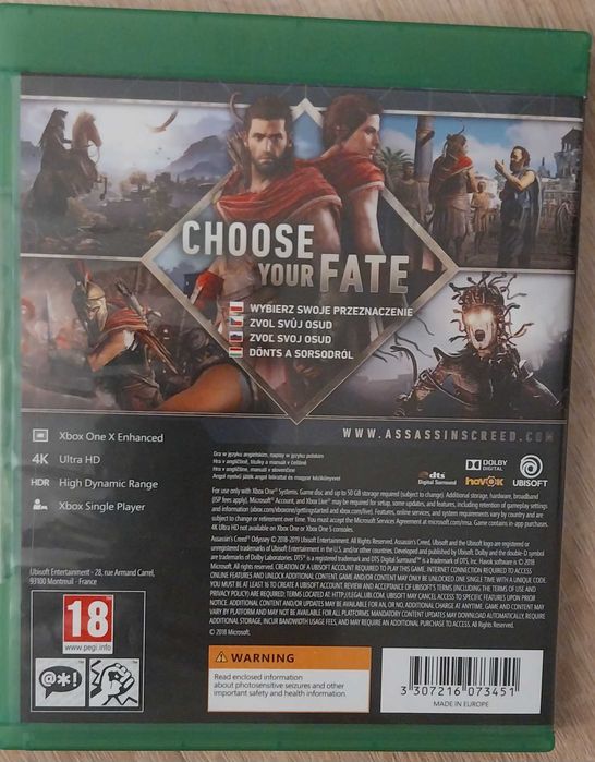 AC Odyssey - na Xbox One S