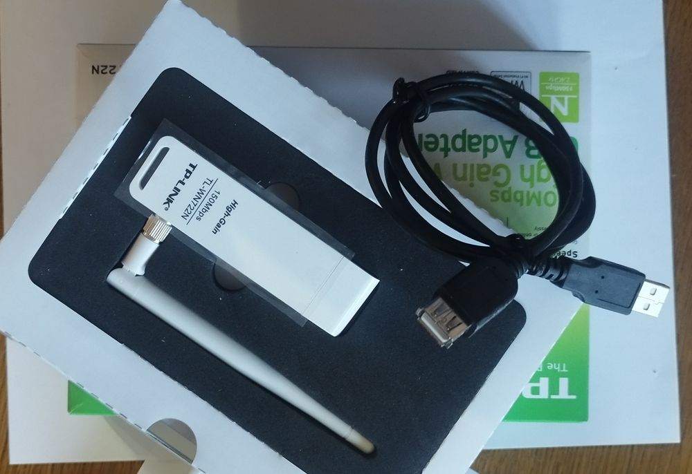 TP-Link TL-WN722N (802.11 b/g/n 150Mb/s


TP-Link TL-WN722N (802.11