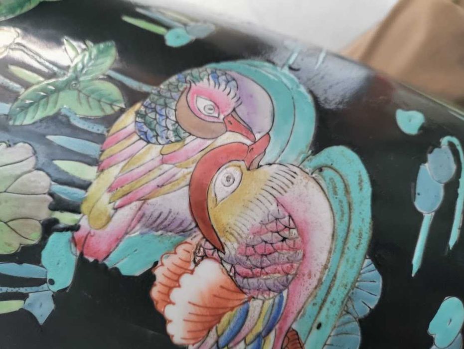Jarro de Gengibre  Preto em Porcelana Chinesa, mid-century