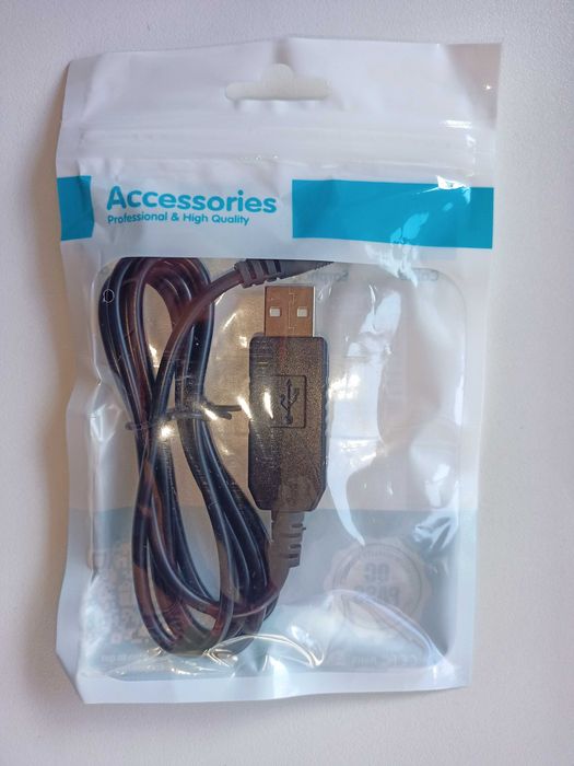 Повышающий провод для питания роутеров от повербанка с 5в на 9в,на 12в