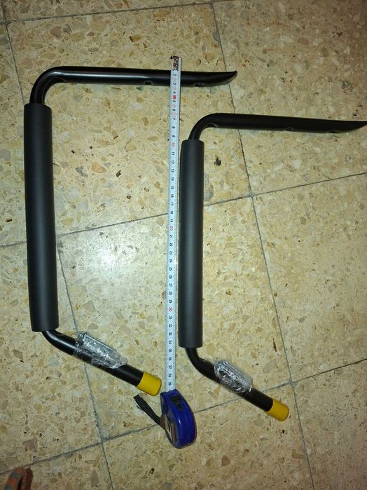 Suporte bicicletas, 40cm, almofadado, novo