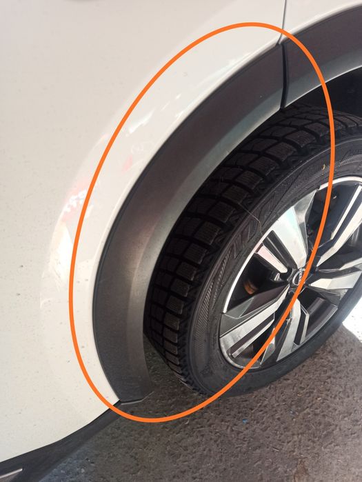 Накладка арки дверей задняя левая Nissan Rogue 2021-2023-78861-6RS0A LH