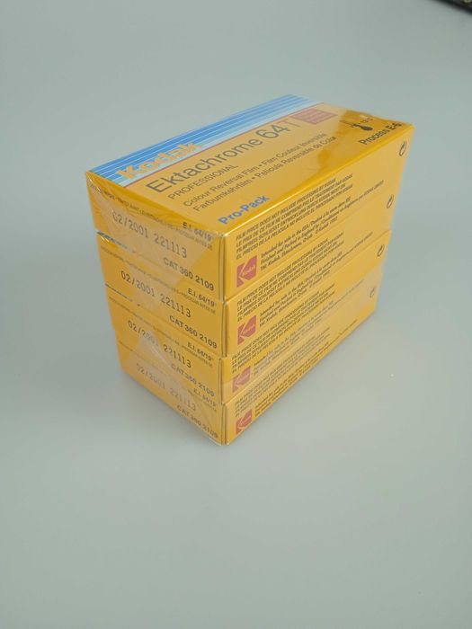 20 Filmes KODAK Ektachrome 64T Diapositivo 120 (expirado)