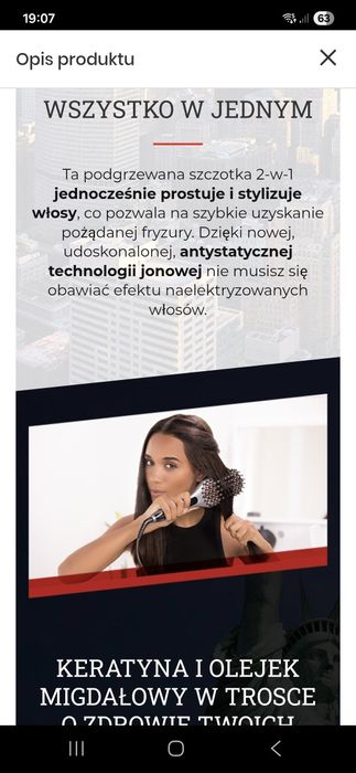 Szczotka prostujaca Remington