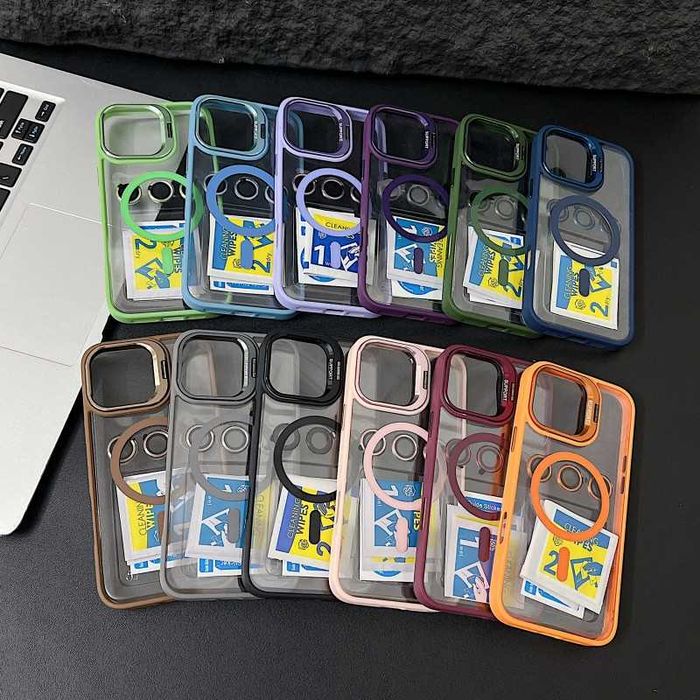 Capa iPhone com suporte na camara -- PREÇO JÁ COM ENVIO INCLUÍDO