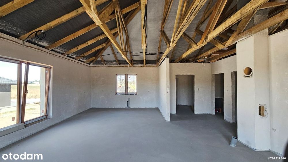 Nowy dom 148m2 / 800m2 w stanie deweloperskim