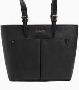 Czarna torebka Michael Kors jet set medium pocket tote