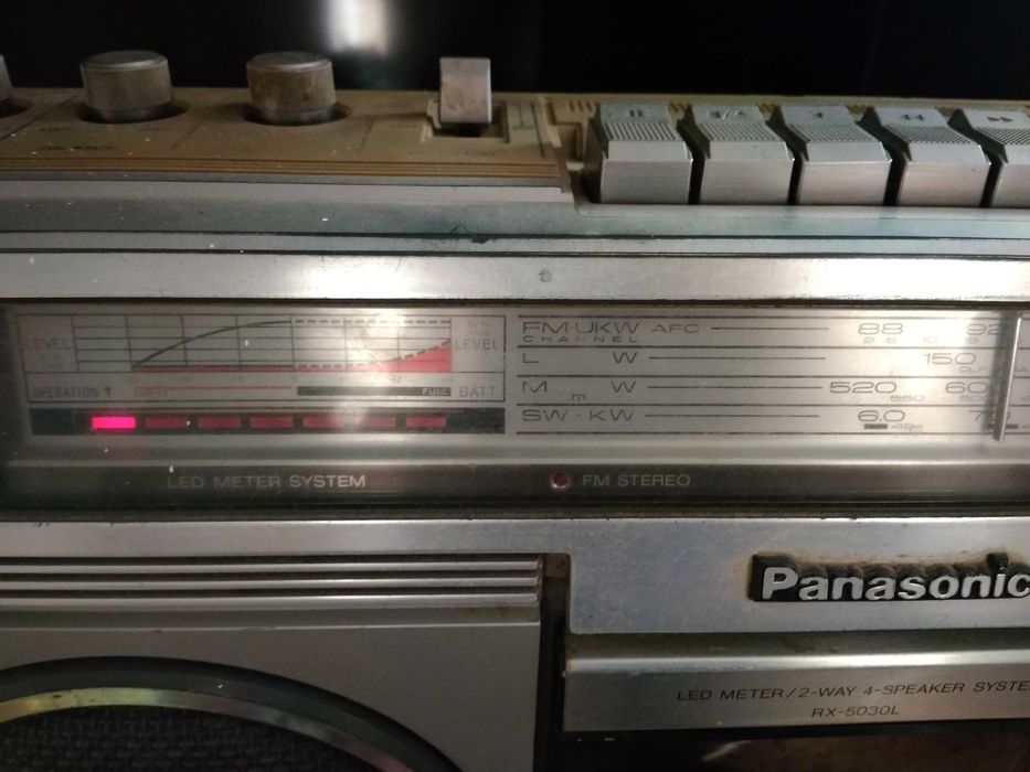 радіомагнітола Panasonic RX-5030LS. вінтаж, ретро.  працює