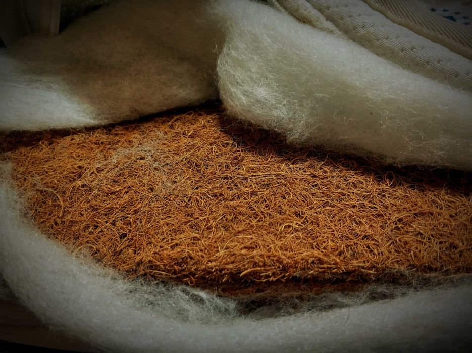 Матрац Aloe Vera 60х120х6 детский жёсткий с кокос.койрой чехол съемный