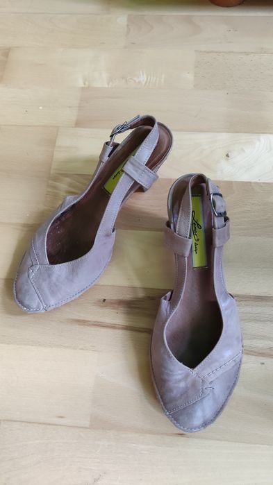 Sandały na obcasie, Lemar design, skóra naturalna, 37
