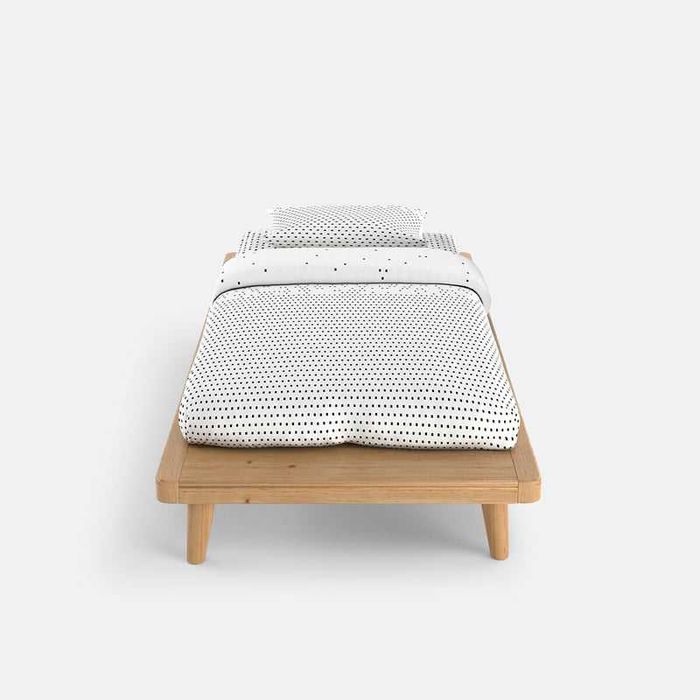 2 Camas Jimi em madeira maciça + colchão – La Redoute Intérieurs