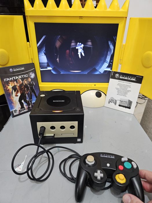 Nintendo Game Cube preta completa