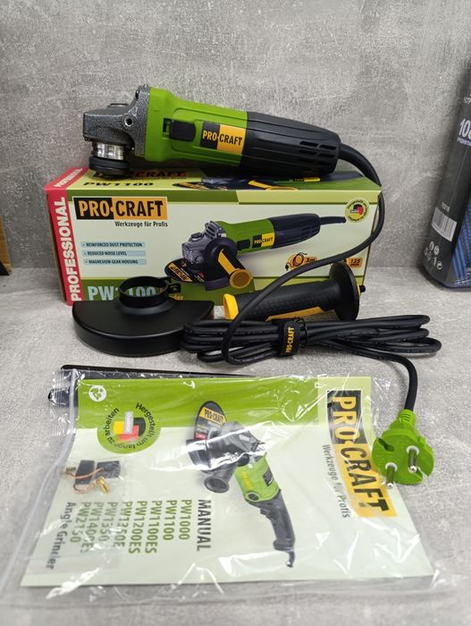 болгарка  Procraft PW1100 125 мм