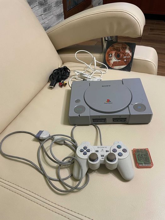 Konsola PlayStation 1 PSX SCPH-5502 + Karta Przerobiona + Gratis Pad