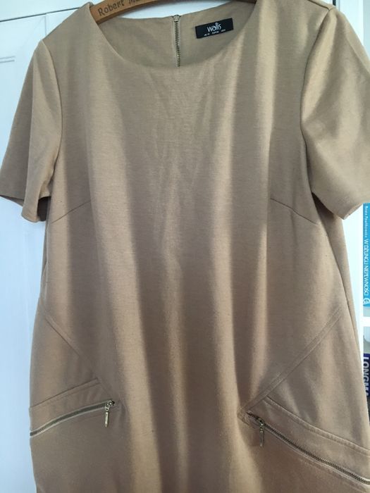 Sukienka  bezowa Wallis rozmiar L