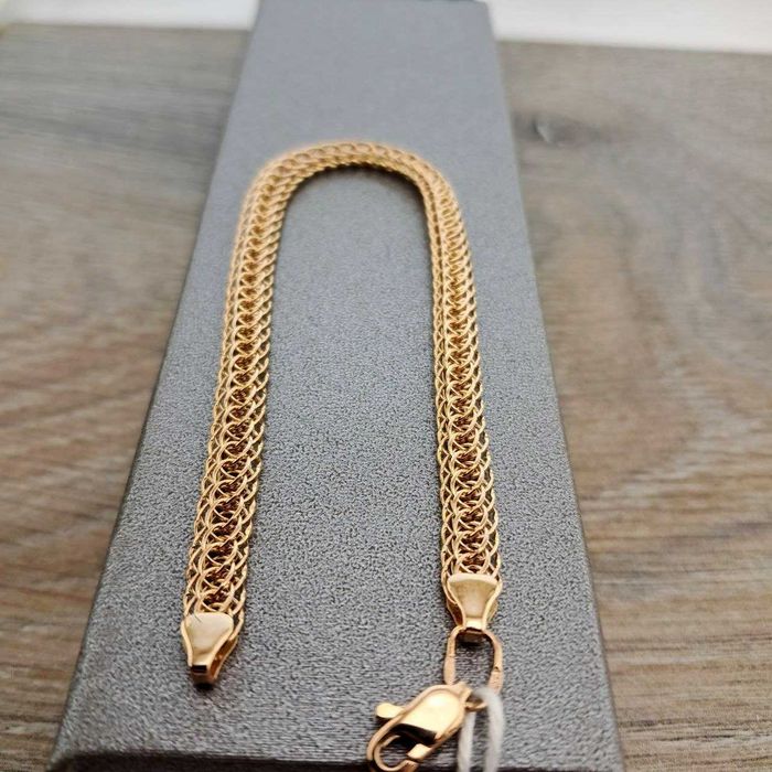 Срочно! Золотой браслет 4,48 гр 19 см нежный, новый 585 проба  женский