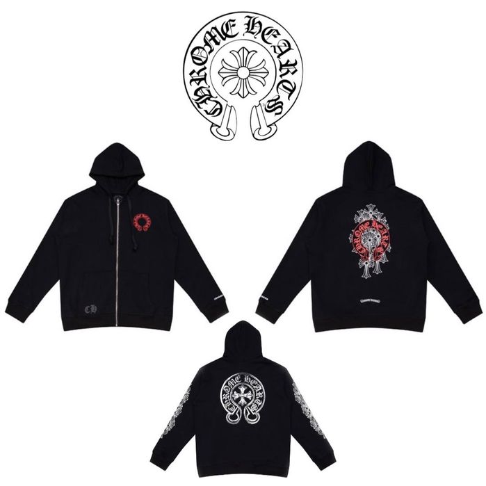 Розпродаж! Chrome Hearts Zip Hoodie / зіп-худі хром хартс зіпка