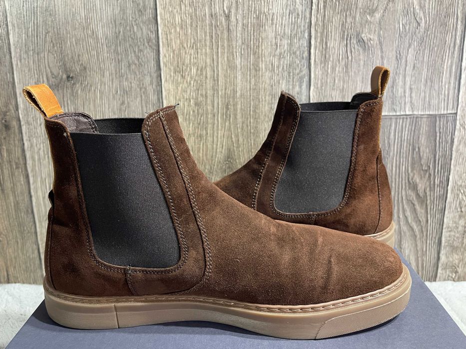 botki męskie sztyblety skórzane gant 46