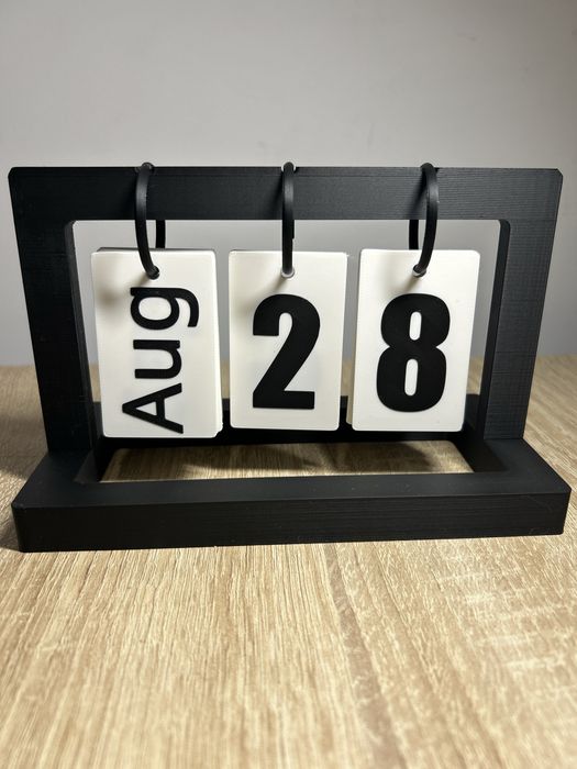 Calendário Perpétuo Flip 3D