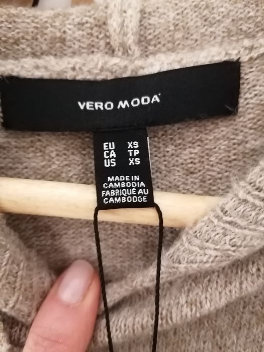 Vestido Vero Moda XS bege