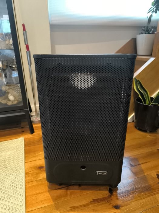 Aquecedor a gás com rodas