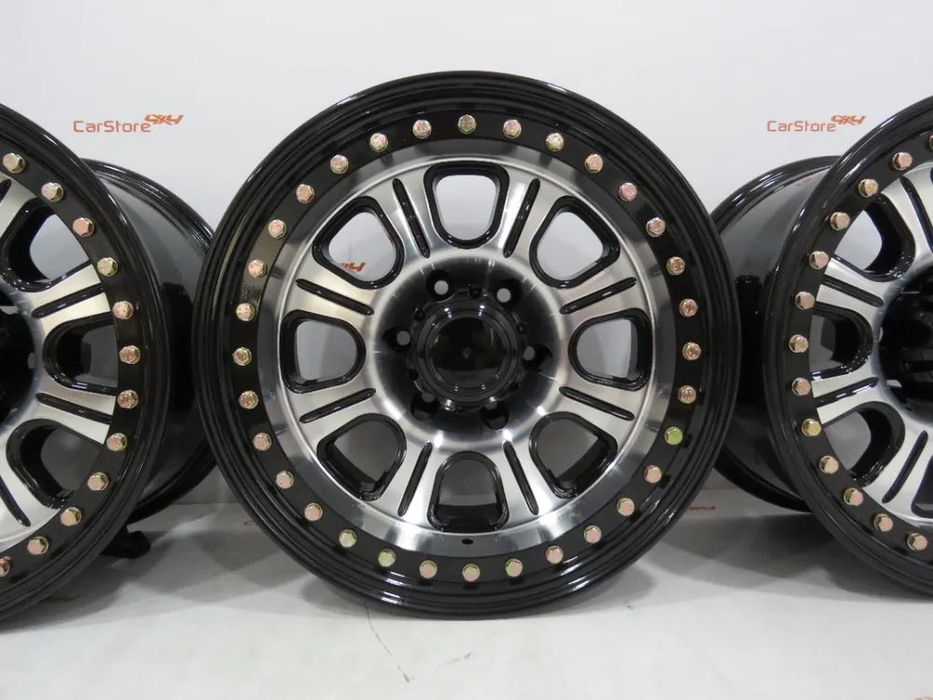 Jantes em alumínio com Beadlock Monstter Racing 17x9 ET-30 6x139.7