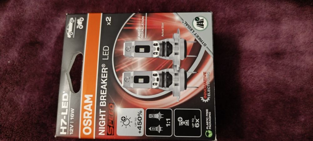 Продам лампочки OSRAM h-7 led