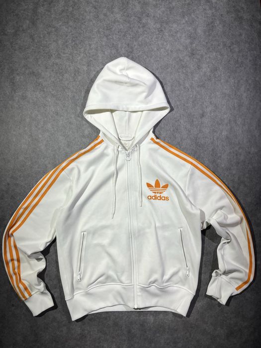 адидас adidas zip зипка белая
