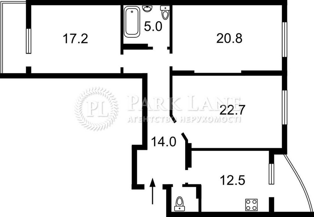 3-rooms apartment apartment by the address (area 100 m²) - Atlanta.ua - photo 4