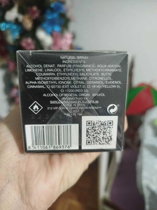 Perfume 212 Vip Black 100ml