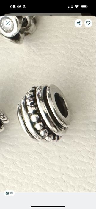 Trzy charmsy Pandora