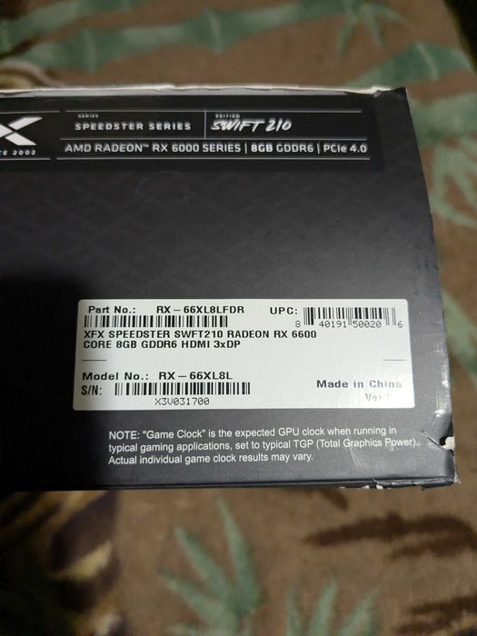 Відеокарта XFX Speedster SWFT 210 Radeon RX 6600