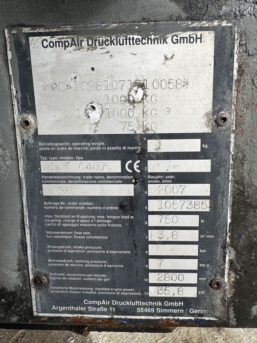 Kompresor CompAir DLT C38