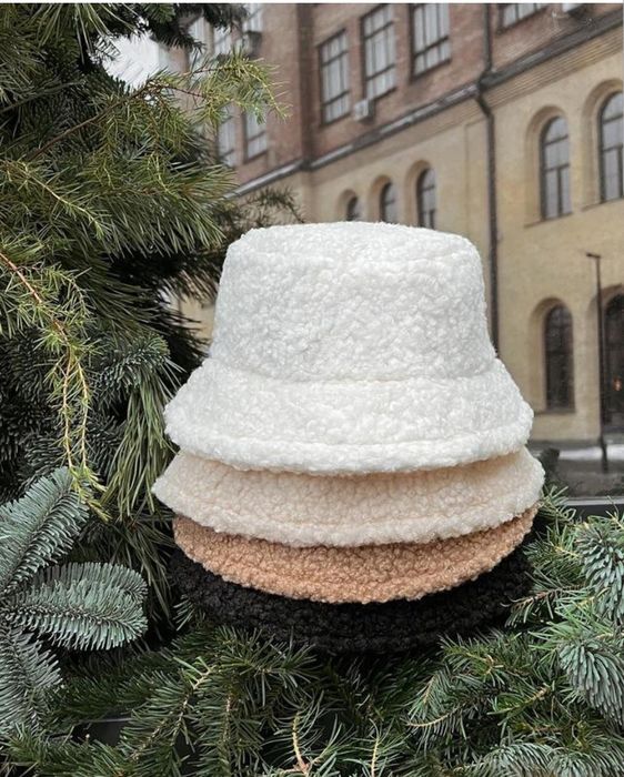 Шапка Панама Тедді, баранець ,каракуль штучний