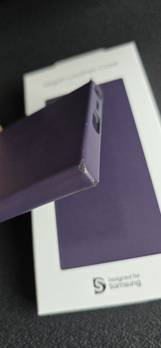 Samsung S24 Ultra Capa em Pele vegan original