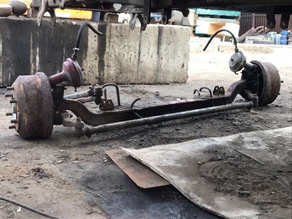 Балка, рессоры, кардан Mercedes откидная кабина 811-814-817-1117