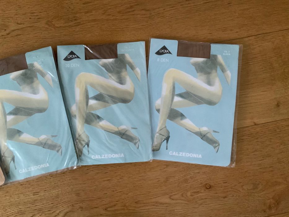 Zestaw rajstop CALZEDONIA rozm 2 NOWE 4op