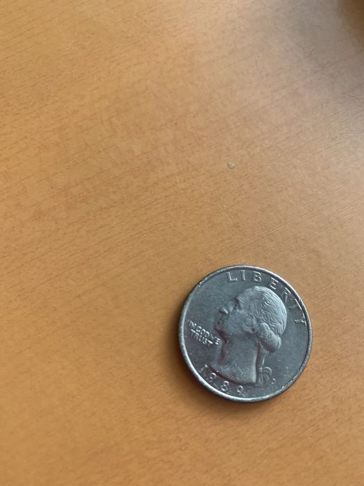 Монета Liberty quarter dollar