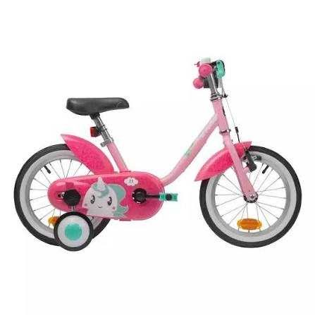 Bicicleta 14 polegadas 500 UNICORN B'TWIN 3-5 ANOS